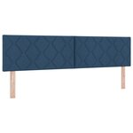 Tête de lit diseño bloc de diamant bleu 180 cm en tissu