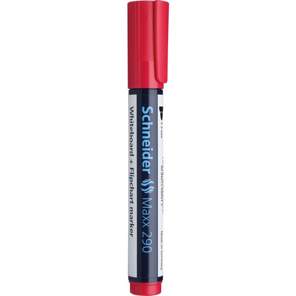 Marqueur tableau blanc Maxx 290 Pte Ogive 2-3 mm Rouge SCHNEIDER