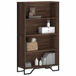 vidaXL Bibliothèque chêne marron 80x31x137 5 cm bois d'ingénierie