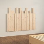vidaXL Tête de lit murale 108x3x80 cm Bois massif de pin