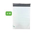 10 Enveloppes plastique opaques ECO 60 microns N°5 - 400x520mm