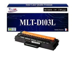 T3AZUR - Toner compatible avec Samsung MLTD103L D103L pour Samsung SCX4705ND SCX4726FN SCX4727FD SCX4728FD SCX4728FW SCX4729FD SCX4729FW SCX4729FWX