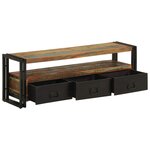 vidaXL Meuble TV Bois de récupération massif 120 x 30 x 40 cm