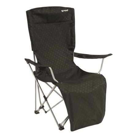 Outwell Chaise longue pliable de camping Catamarca noir