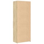 vidaXL Buffet haut chêne sonoma 70x42 5x185 cm bois d'ingénierie