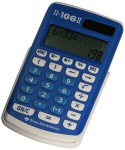 Calcul-Scientifique TI-106 II Primaire solaire TEXAS INSTRUMENTS