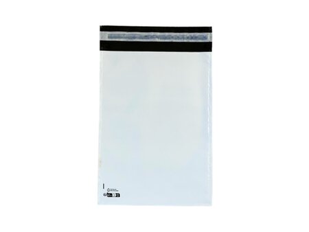 50 Enveloppes plastique opaques 80 microns n°1 - 185x230mm