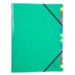 Trieur Dos Agrafé Iderma - A4 - Couleurs Assorties - X 8 - Exacompta