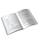 Reliure protège-documents Style 20 pochettes Finition Noir effet brossé LEITZ
