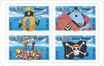 Carnet de 12 timbres - One Piece - Lettre verte