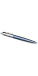 PARKER Jotter Stylo bille  Waterloo bleu  recharge bleue pointe moyenne  Coffret cadeau