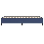 vidaXL Cadre de lit Bleu 100 x 200 cm Tissu