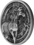 Pièce de monnaie en argent 1 dollar g 31.1 (1 oz) millésime 2021 the native spirit war horse