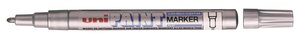 Marqueur PAINT Marker PX21 Pointe conique fine 0,8 - 1,2mm Argent x 12 UNI-BALL