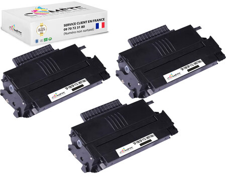 3 toners compatibles avec ricoh sp100 407166 noir