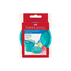 FABER-CASTELL Gobelet CLIC & GO turquoise