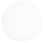 vidaXL Lavabo de salle de bain Céramique Rond Blanc