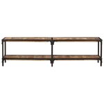 vidaXL Meuble TV 150x30x41 cm bois massif de manguier