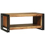 vidaXL Table Basse 90x50x38 cm Bois Massif Acacia