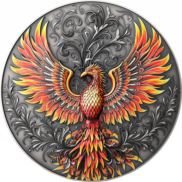 Pièce de monnaie en Argent 2 Dollars g 31.1 (1 oz) Millésime 2023 PHOENIX
