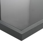 vidaXL Ensemble à manger d'extérieur 7Pièces coussins résine tressée noir