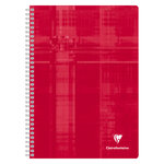 Cahier spirales clairefontaine metric - a4 21 x 29 7 cm - grands carreaux - 180 pages