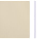 vidaXL Écran d'intimité de jardin PVC 70x0 19 m Crème