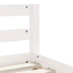 vidaXL Cadre de lit d'enfants tiroirs blanc 90x190 cm bois pin massif