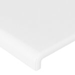 vidaXL Têtes de lit 2 Pièces Blanc 100x5x78/88 cm Similicuir