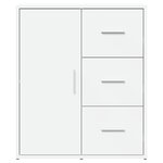 vidaXL Buffet blanc 60x31x70 cm bois d'ingénierie