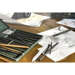 Set 4 Fusains Naturel Pitt 9-15mm x 5 FABER-CASTELL