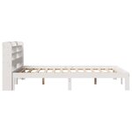 vidaXL Cadre de lit avec tête de lit blanc 150x200 cm bois pin massif