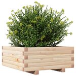 vidaXL Jardinière 60x60x26 5 cm bois de pin massif