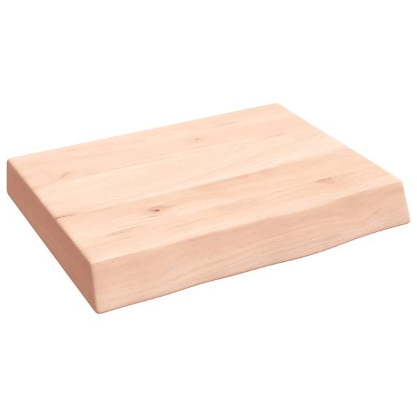 vidaXL Étagère murale 40x30x(2-6) cm bois de chêne massif non traité