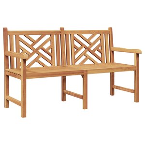 vidaXL banc Marron 150 x 60 x 90 cm Bois de teck massif