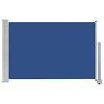 vidaXL Auvent latéral rétractable de patio 60x300 cm Bleu