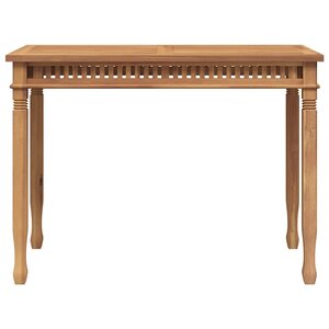 vidaXL Table à manger de jardin 110x65x80 cm bois de teck solide