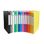 Boite De Classement Cartobox Dos 25mm Carte Lustrée - A4 - Couleurs Assorties - X 25 - Exacompta