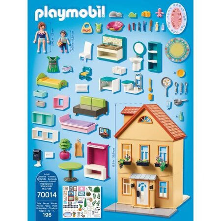 Playmobil 70014 - city life la ville - maison de ville a personnaliser - La  Poste