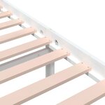 vidaXL Cadre de lit Blanc Bois massif 200x200 cm
