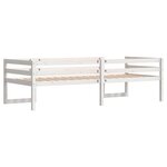 vidaXL Cadre de lit pour enfants blanc 90x200 cm bois de pin massif