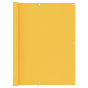 vidaXL Écran de balcon Jaune 120x300 cm Tissu Oxford
