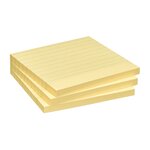 Post-it Bloc-note Super Sticky Notes, 101 x 101 mm ,3x 70f