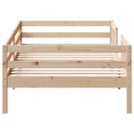vidaXL Cadre de lit sans matelas 90x200 cm bois de pin massif