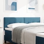 Headboard LED vidaXL Capitonné Bleu Foncé 72 cm Velours