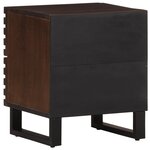 vidaXL Tables de chevet 2 Pièces 40x34x46 cm bois de manguier massif