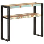 vidaXL Table console 90x30x75 cm Bois de récupération massif