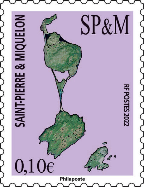 Timbre Saint Pierre et Miquelon - Complément affranchissement 0,10€