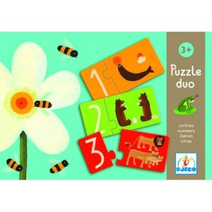 Djeco DJ08151 - Puzzle duo chiffres