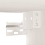 vidaXL Armoire murale Blanc 80x30x30 cm Bois de pin massif